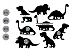 Dinosaur SVG, Animals SVG, Dinosaur Silhouette, monogram svg, Dinosaur  Clipart, Silhouette Files, Animals Silhouette, png, eps, svg, dxf.