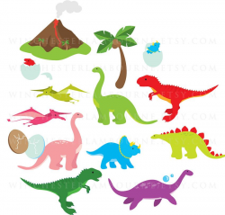 Dinosaur clipart - dinosaurs clip art, prehistoric ...
