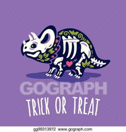 EPS Illustration - Halloween poster or greeting card with ...