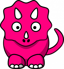 Pink Baby Dinosaur Clip Art at Clker.com - vector clip art online ...
