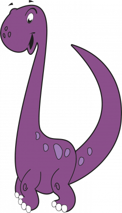 Clipart - Purple Dinosaur