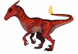 Red the Friendly Velociraptor by GodSAMmit on DeviantArt