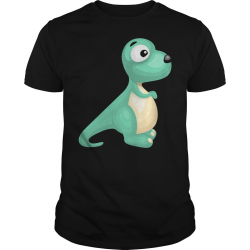 Cartoon Dinosaur Vector Clipart Graphics T Shirt | TeeShirt21