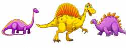 Dinosaur Spinosaurus Cartoon - Cartoon dinosaurs 1279*500 transprent ...
