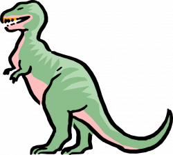 Cartoon Tyrannosaurus Rex Dinosaur - Vector Image