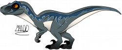 Velociraptor Blue by rainbowarmas on DeviantArt