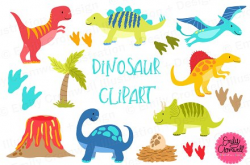 Dinosaur Clipart ~ Illustrations ~ Creative Market
