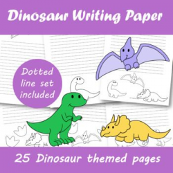 Dinosaur Writing Paper | Creative Fun Writing Papers ...