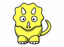 Dinosaur Clipart Yellow - Cute Dinosaur Coloring Pages ...