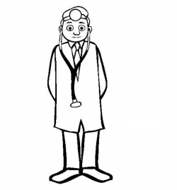 Doctor black and white clipart 8 » Clipart Station