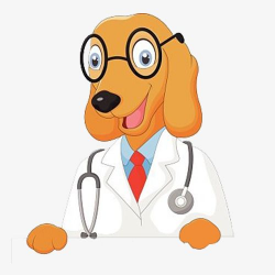 Cartoon Doctor Dog | Animal Anatomy | Dog doctor, Dogs ...