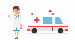 File:Ambulance and Female Doctor Cartoon.svg - Wikimedia Commons