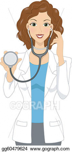 Vector Illustration - Female doctor. EPS Clipart gg60479624 ...