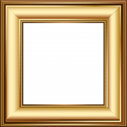 Gold and Brown Transparent Photo Frame | Template backgrounds ...