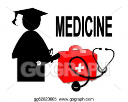 Stock Illustration - Medical doctor md / school graduate ...