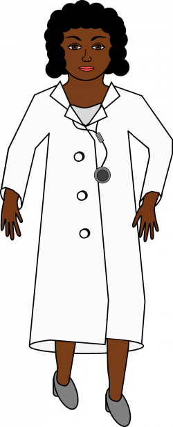 Clipart - A doctor with a stethoscope