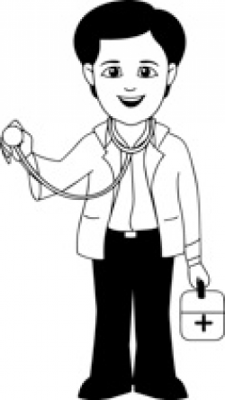 Free Black and White Medical Outline Clipart - Clip Art ...