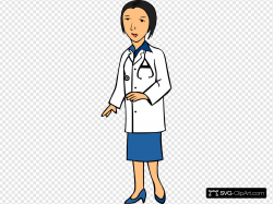 Woman Doctor 2 Clip art, Icon and SVG - SVG Clipart