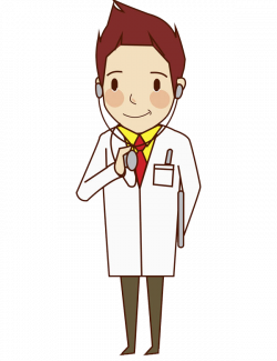 Physician Cartoon Clip art - Cartoon doctor 600*780 transprent Png ...