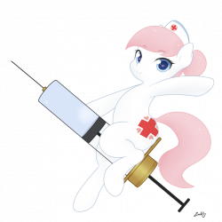 1110510 - artist:zoarity, giant syringe, nurse redheart, safe ...