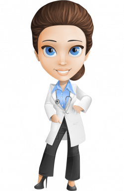 Vector Medic Character - Dr. Janette Stilettos | GraphicMama ...