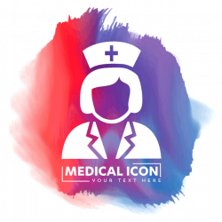 Nurse Doctor Vector Icon, Assistant, Banner, Date PNG and Vector for ...