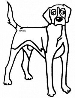 United States Clip Art by Phillip Martin, Virginia State Dog ...