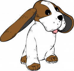 Clipart - big earred dog