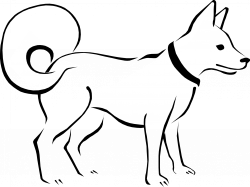 28+ Collection of Black And White Dog Clipart | High quality, free ...