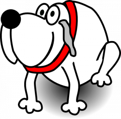 Gardian Dog White Clip Art at Clker.com - vector clip art online ...