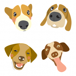 Dog Illustration Group (55+)