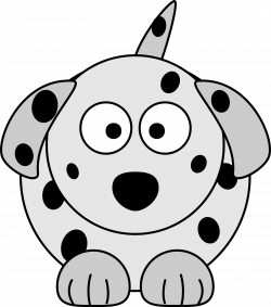 Clipart - Dalmatian Cartoon Dog