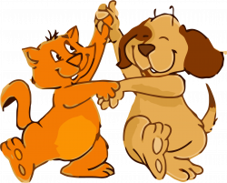 Cat And Dog Dance Png Clipart - Clipartly.comClipartly.com