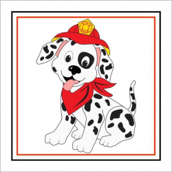 Dalmation Firefighter Hat Fire Hydrant Cipart Clipart - Free ...