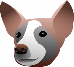 Dog Head Portrait Clip Art at Clker.com - vector clip art online ...