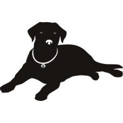 Free Clipart. Lab Dog Silhouette Our Labrador Retriever Dog ...