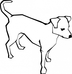Dog Outline Animal Clip Art at Clker.com - vector clip art online ...