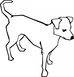 Dog Simple Drawing Clip Art at Clker.com - vector clip art online ...