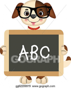 EPS Vector - Teacher dog. Stock Clipart Illustration ...