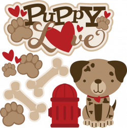 Puppy Love - SVG Scrapbooking files | Cuttable Scrapbook SVG Files ...
