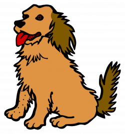 Clipart - dog - coloured