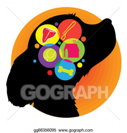 Vector Clipart - Dog brain. Vector Illustration gg66356095 ...