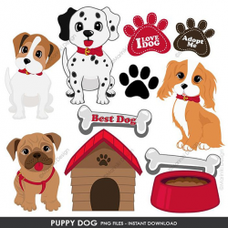 Puppy Dog Clipart, Puppy Clip Art, Cute Dogs Clipart for ...