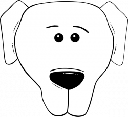 Dog Face Cartoon World Label Clip Art at Clker.com - vector clip art ...