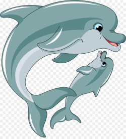 Fish Cartoon clipart - Dolphin, Illustration, Cartoon ...