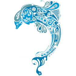Dolphin Abstract art Clip art - dolphin 1000*1000 transprent Png ...