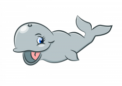 Clipart - Cute whale