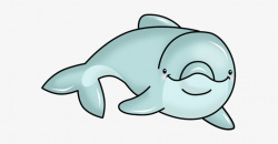 Dolphin Clipart Face - Cartoon Dolphin Facing Forward ...