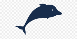 Fins Clipart Dolphin Face - Silhouette - Png Download ...