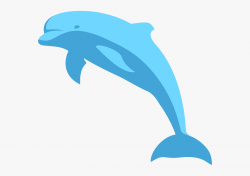 Blue Cartoon Fish Dolphin Cartoons Comic Fun Dolphin - Blue ...